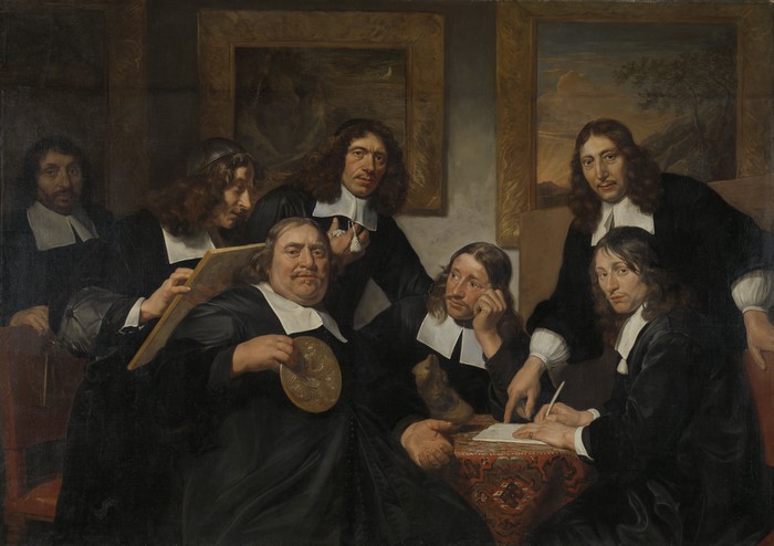 The Governors of the Haarlem Guild of St. Luke by Jan de Bray
