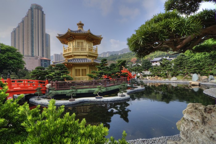 Nan Lian Garden Pagoda in Hong Kong