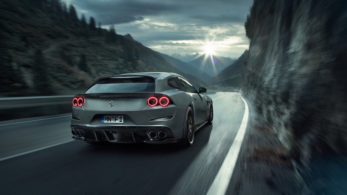 Ferrari GTC4Lusso Novitec Rosso 2017 back view