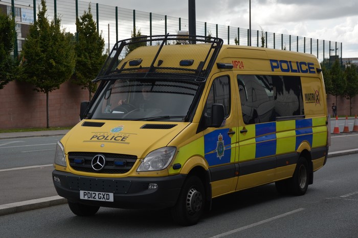Merseyside Police Mercedes-Benz Sprinter Matrix Van