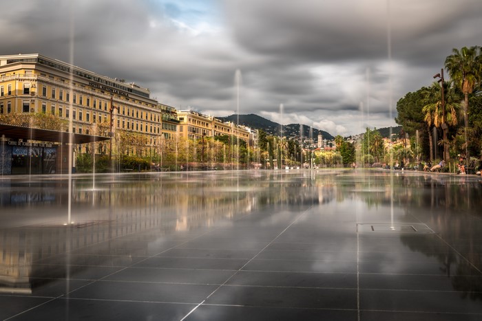 Fountains in Nice, France