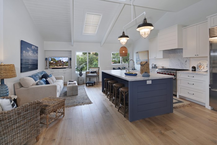 Interior Design Kitchen with Sofa and Table
