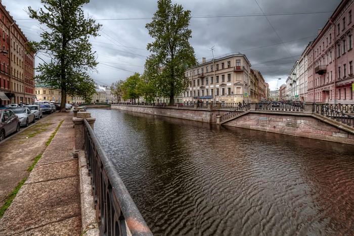 Griboyedov Canal in St. Petersburg, Russia