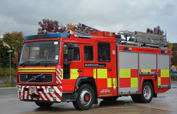 Volvo Fire Engine with Ladders