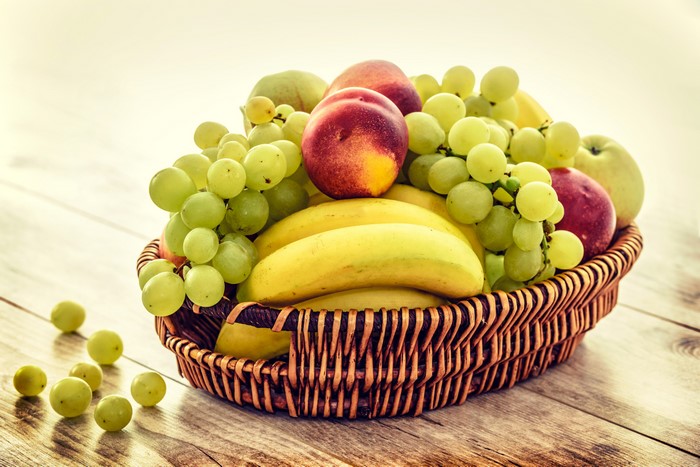 Fruit in a Wicker Basket