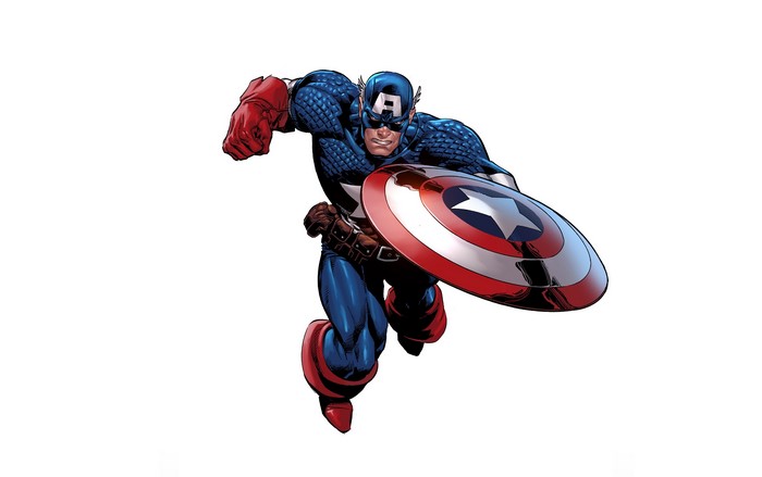 Captain America with Shield