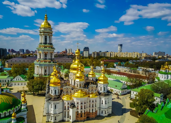 Kyiv-Pechersk Lavra Golden Domes in Kyiv