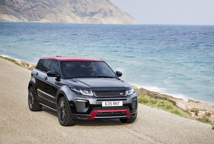 2016 Range Rover Evoque Ember Edition by the sea