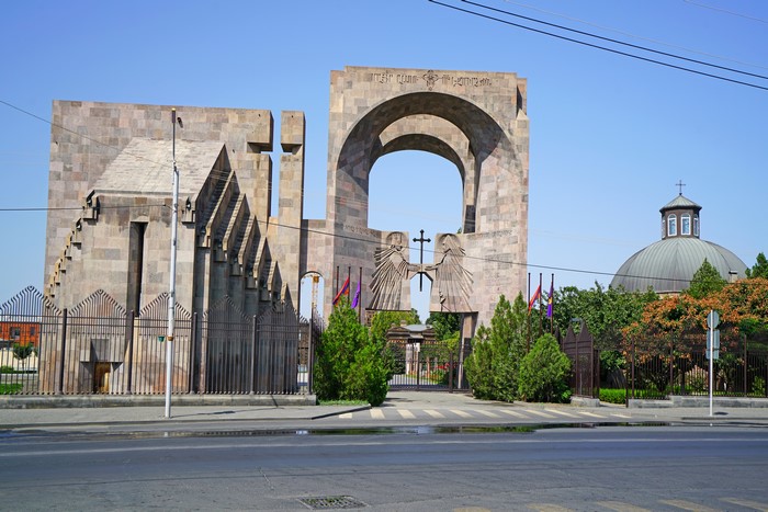 Monument in Armavir, Armenia