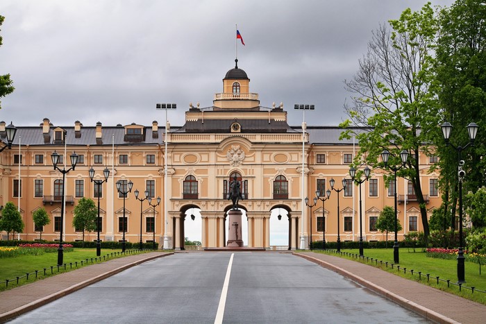 Constantine Palace Entrance in St. Petersburg, Russia