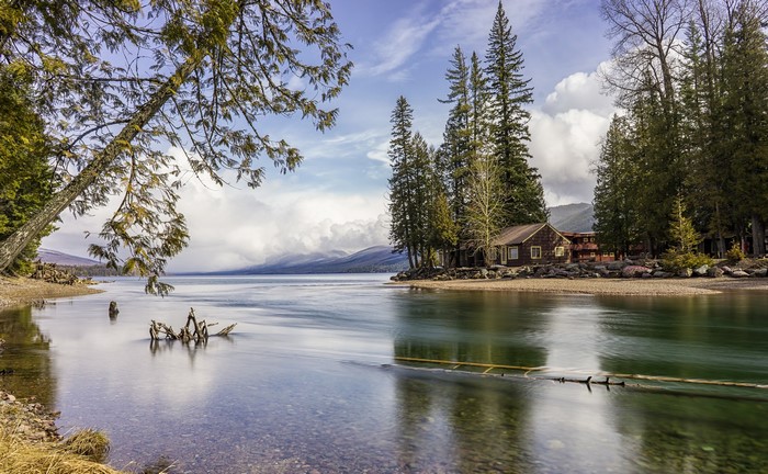 Lake McDonald Lodge, Glacier National Park, USA