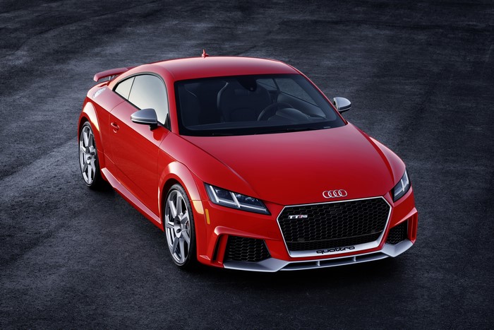 Red Audi TT RS Quattro