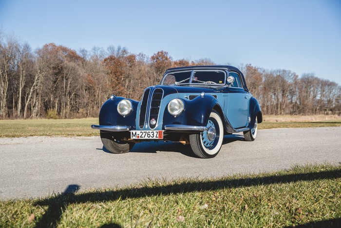 BMW 327 Cabriolet on a Road