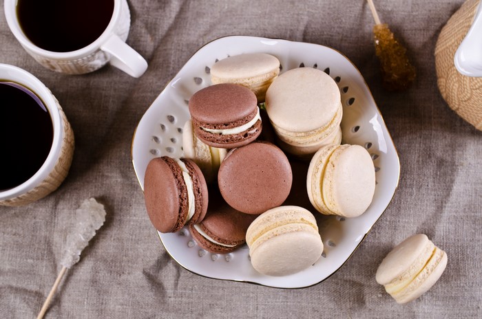 Macarons and Coffee