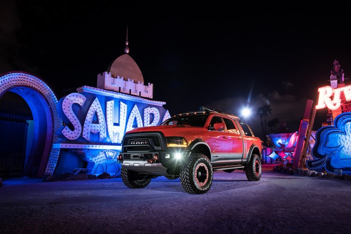 Red Ram Macho Power Wagon at Sahara Las Vegas