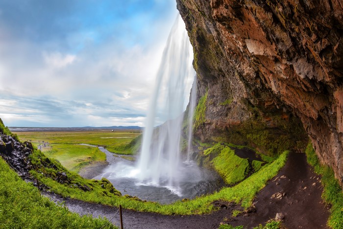 Seljalandsfoss waterfall in Iceland