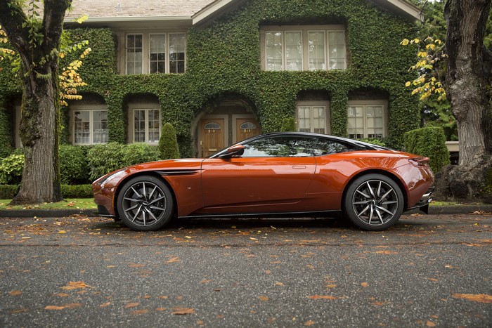 Orange 2017 Aston Martin DB11