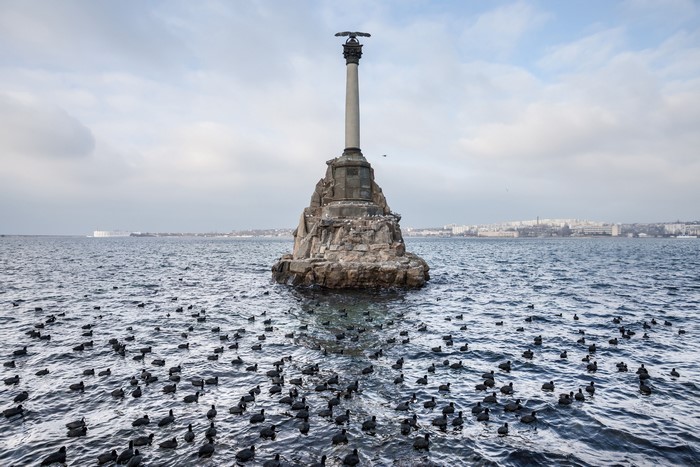 Monument to the Scuttled Ships in Sevastopol, Crimea