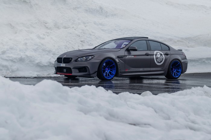 4K BMW M6 Gran Coupe by Fostla in Snow