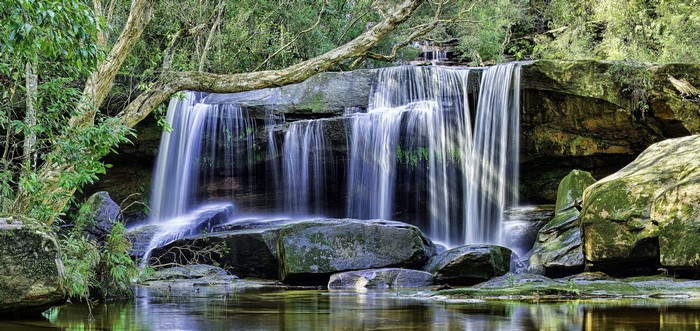 Waterfall at Jenolan Caves Blue Mountains, Australia