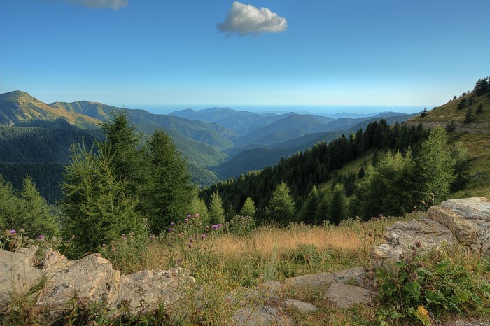 4K Mountains and Forests in La Bollene-Vesubie, France