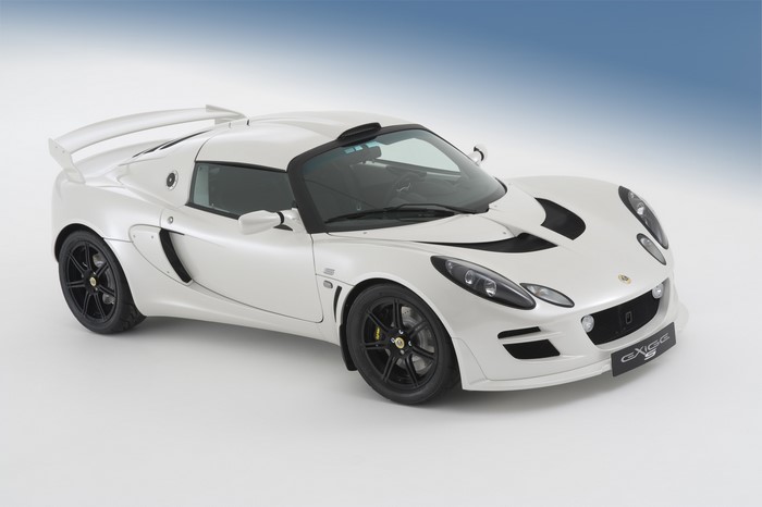 White 2009 Lotus Exige S