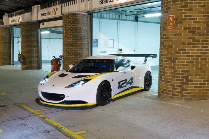 White Lotus Evora Type 124 Endurance Racecar at Brands Hatch