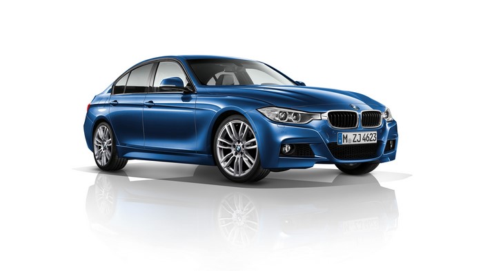 4K Blue BMW 3-Series F30 Sedan