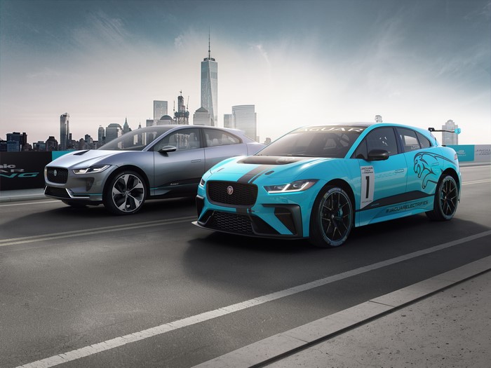 Jaguar I-Pace eTrophy and I-Pace Concept cars