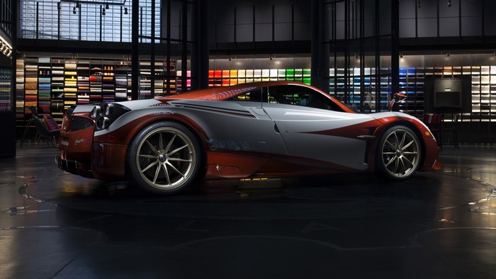 4K 2017 Huayra Lampo Pagani Metallic Side
