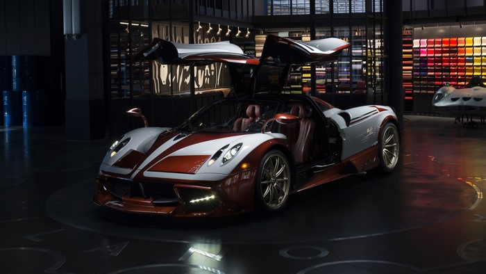 4K 2017 Huayra Lampo Pagani Metallic