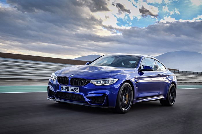 BMW M4 CS Coupe on a Racetrack