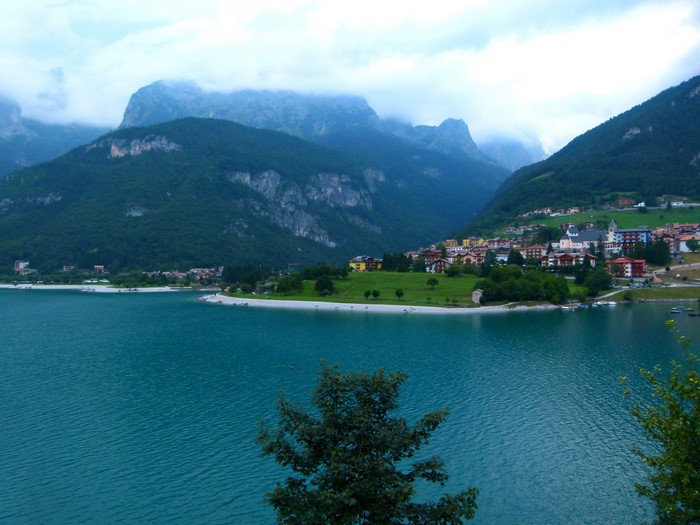 Molveno Lake and Mountains in Italy