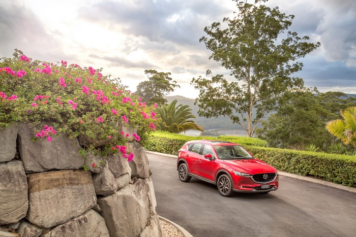 Red 2017 Mazda CX-5 Akera