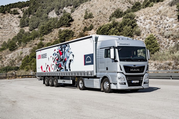 MAN EfficientLine 3 Truck with Lion Design