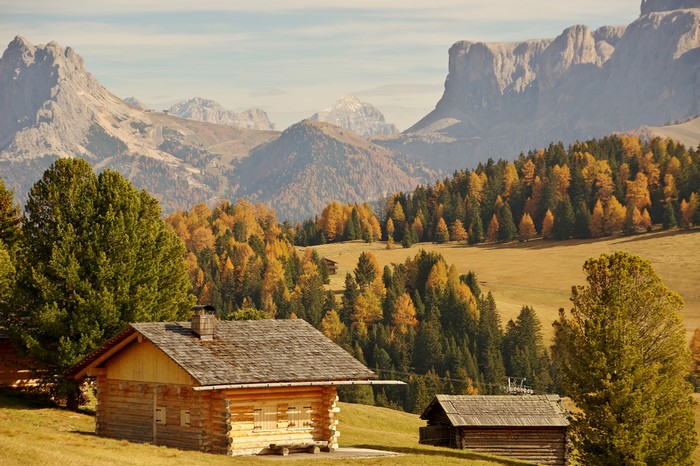 Autumn in the Dolomites, Italy