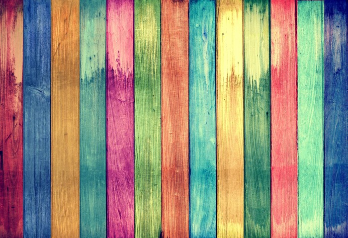 Multicolor wood planks texture