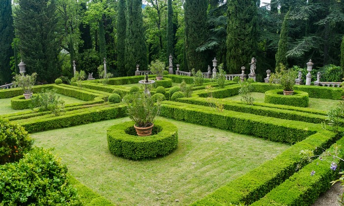 Villa Peyron Garden in Tuscany, Italy