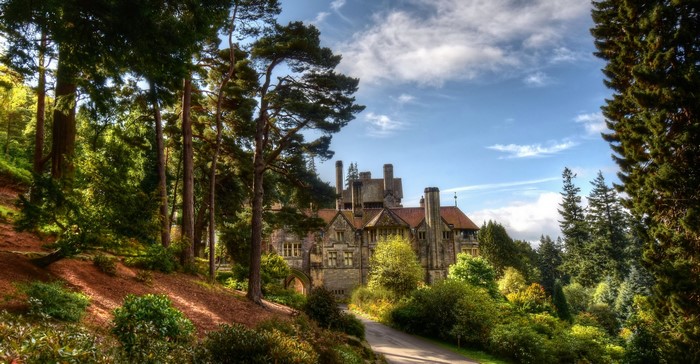 Cragside Mansion in Northumberland, England
