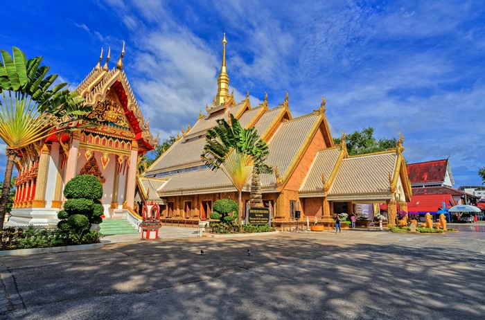 Wat Maha Wanaram Ubon Ratchathani Temple in Thailand