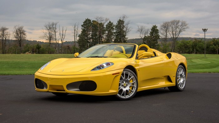 Yellow 2005-09 Ferrari F430 Spider Roadster