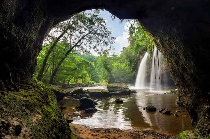 Heo Suwat Waterfall Khao Yai National Park Thailand