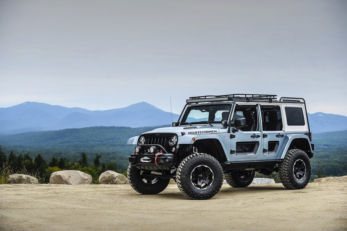 Light Blue Switchback Concept Jeep Off-Road