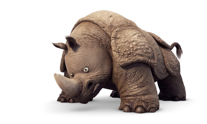 Rhino from The Jungle Bunch: The Movie