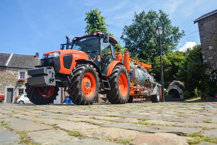 2016-17 Kubota M5111 tractor with trailer