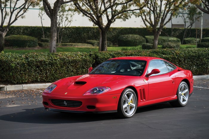 Red 2002 Ferrari 575 M Maranello F1