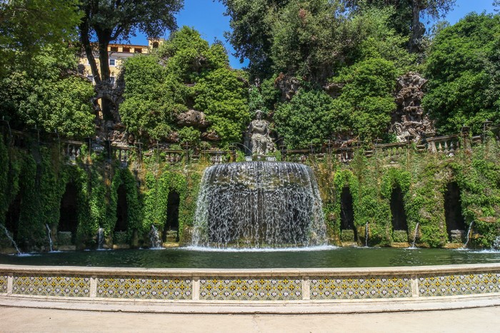 Fountain of Neptune, Villa d'Este, Tivoli, Italy