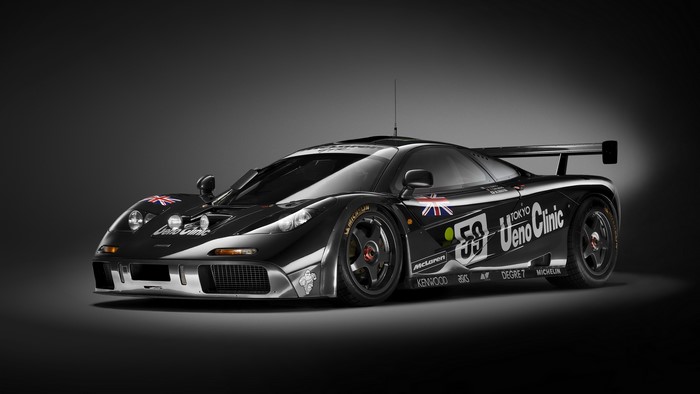 4K Black 1995-97 McLaren F1 GTR Race Car
