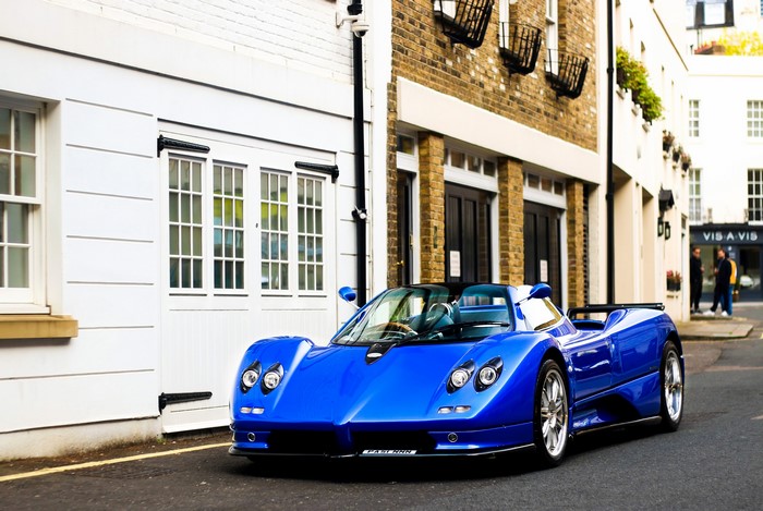 Blue Pagani Zonda C12 S 7.3 Roadster