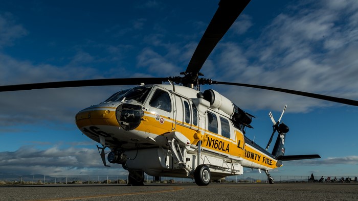 Sikorsky S-70A Helicopter of LA County Fire